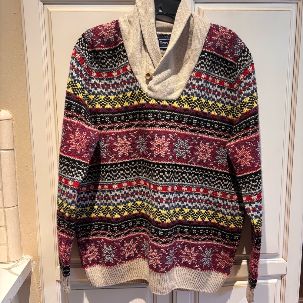 Shore Leave Men Sweater Size M Made in Romania